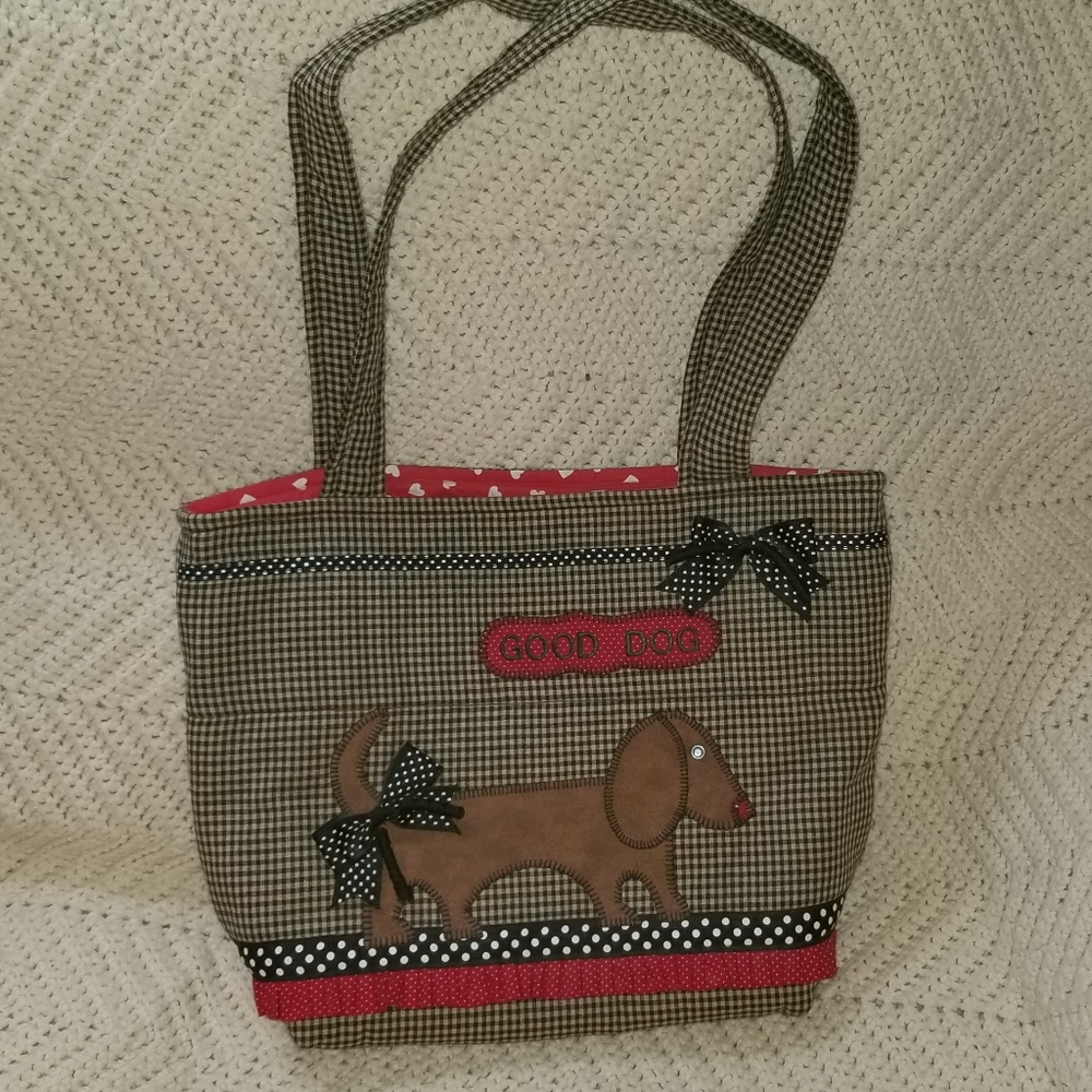 Dauchshund Handmade Tote Purse